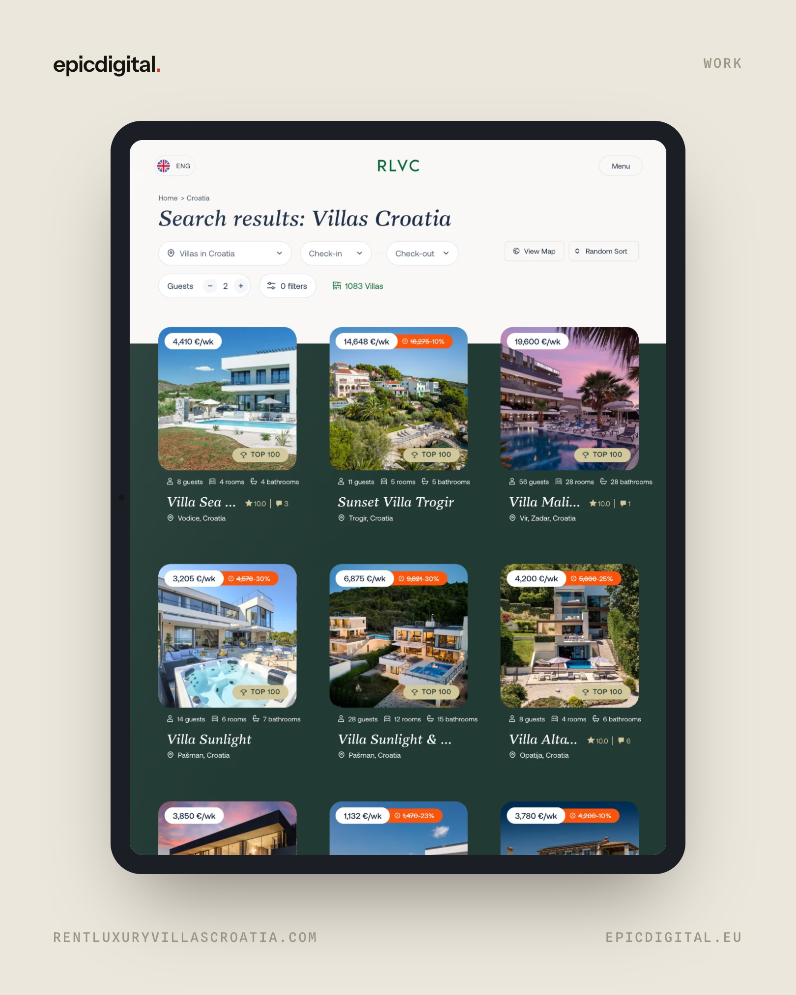 Rent Luxury Villas Croatia